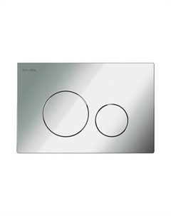 I049051 Клавиша для инсталляции пневматическая, пластик, глянцевый хром Am.pm.