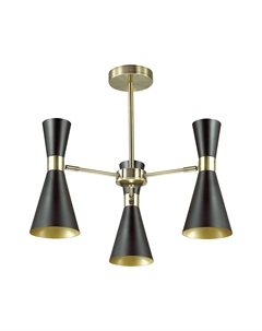 Потолочная люстра Quinn Black Lumion