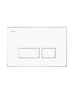 I047001 Клавиша для инсталляции пневматическая, пластик, белый Am.pm.