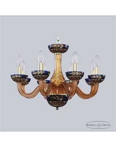 Подвесная люстра Amber-Blue Bohemia ivele