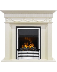 Каминокомплект Corfu - Слоновая кость с очагом Flagstaff Dimplex