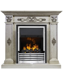 Каминокомплект Derby - Old silver с очагом Flagstaff Dimplex
