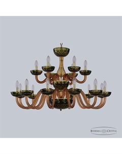 Подвесная люстра Amber-Green Bohemia ivele