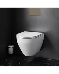 IS3701700 Комплект: инсталляция с подвесным унитазом безободковым FlashClean, с сиденьем и клавишей Am.pm.