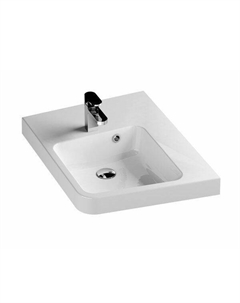 Умывальник BE HAPPY II правый белый с переливом Ravak