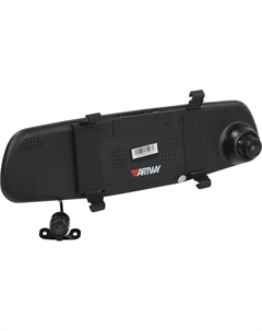 Видеорегистратор зеркало заднего вида Artway AV-601, 2 камеры, 2 камеры, 1440x1080 30 к/с, 120°, microSD (microSDHC)