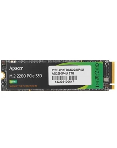 Твердотельный накопитель (SSD) 2Tb, 2280, M.2, NVMe (AP2TBAS2280P4U-1) Retail Apacer