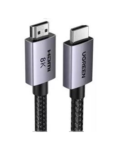 Кабель-переходник (адаптер) HDMI(19M)-HDMI(19M) v2.1 4K/8K, экранированный, 3 м, серый HD171 (25911) Ugreen