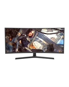 Монитор 34" X315A VA, изогнутый, 3440x1440 (16:9), 300кд/м2, 165 Гц, 1 мс, 178°/178°, FreeSync/G-Sync, HDMI, DisplayPort, черный (X315A) Lime