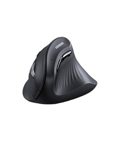 Мышь беспроводная MU008, 4000dpi, оптическая светодиодная, Bluetooth/Радиоканал, черный (25444) Ugreen