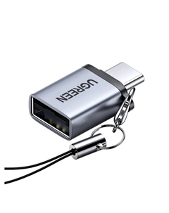 Переходник (адаптер) USB-USB Type-C, 3A, серый UGREEN US270 (50283) Ugreen