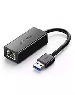 Сетевая карта CR111, 1xRJ-45, 1 Гбит/с, USB 3.0, Retail (20256) Ugreen