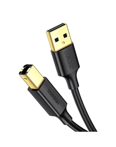 Кабель USB(Am)-USB(Bm), экранированный, 1.5 м, черный, US135 (10350) Ugreen