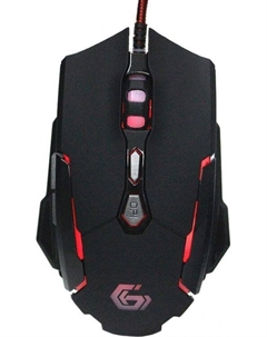 Мышь проводная MG-600, 3200dpi, оптическая светодиодная, USB, черный Gembird