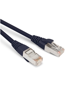 Патч-корд FTP кат.5e, 5 м, RJ45-RJ45, черный, экранированный, LSZH, (PC-LPM-STP-RJ45-RJ45-C5e-5M-LSZH-BK) Hyperline