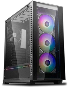 Корпус Matrexx 70 3F Black, ATX, Midi-Tower, 2xUSB 3.0, черный, Без БП (MATREXX 70 ADD-RGB 3F) (Плохая упаковка) Deepcool