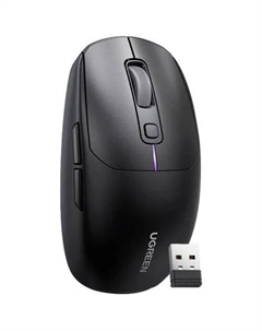 Мышь беспроводная/проводная MU103, 5000dpi, оптическая светодиодная, Bluetooth/Радиоканал/USB, черный (90539) Ugreen