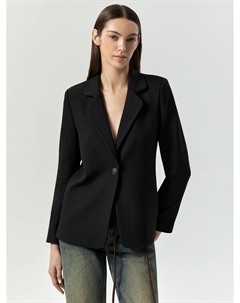 Однобортный жакет приталенного кроя Emka