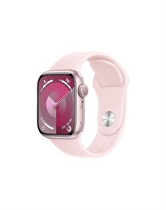 Умные часы Apple Watch Series 9 (GPS), 41мм, Pink Aluminum Case/Pink Sport Band - S/M