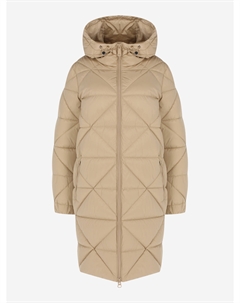 Куртка утепленная женская оверсайз Allenie, Бежевый Geox