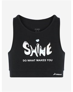 Топ бра спортивный для девочек, Черный Demix