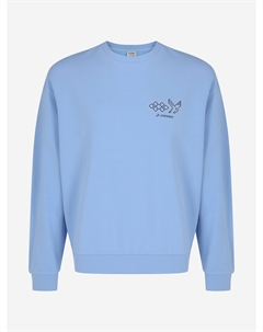 Свитшот мужской оверсайз, Синий Demix