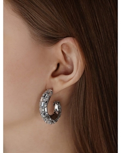 Серьги со стразами Qf