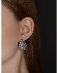 Серьги со стразами Qf