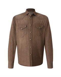 Хлопковая рубашка Canali