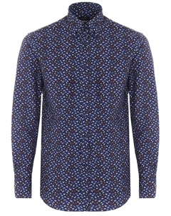 Рубашка хлопковая с принтом Paul & shark