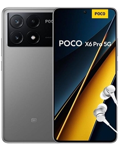 Смартфон Xiaomi POCO X6 Pro 5G 8/256GB MZB0FUVRU (51666) Grey