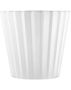 Горшок цветочный Sand ø16 h14.6 см v2 л пластик белый Ingreen