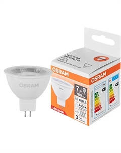 Лампа светодиодная GU5.3 7 Вт/840 нейтральный белый свет Osram