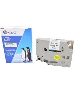 Картридж G&G GG-TZE221, 9мм, черный шрифт, белый фон, 8м ( GG-TZE221 G&g