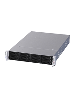 Корпус CS-R29, E-ATX, 2U RM, 12x3.5 HS, Redundant 2x800 Вт, черный (CS-R29-01P) Ablecom