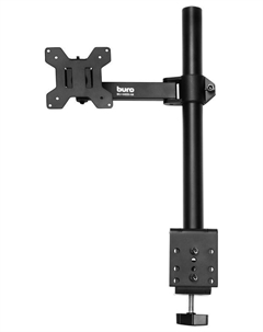 Кронштейн настольный для TV/монитора BU-M051-M, 17"-32", VESA 75x75мм-100x100мм, наклонный, поворотный, портрет-альбом, до 8 кг, черный (BU-M051-M) Buro
