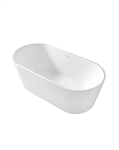 Ванна акриловая Abber 160х75 см отдельностоящая с ножками (AB9320-1.6)