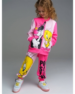 Брюки для девочки, Мультицвет Playtoday