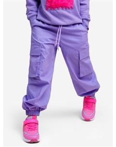 Брюки для девочки, Фиолетовый Playtoday