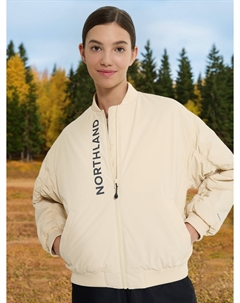 Куртка утепленная для девочек, Бежевый Northland