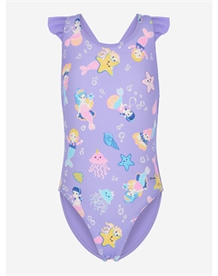 Купальник слитный для девочек, Фиолетовый Joss