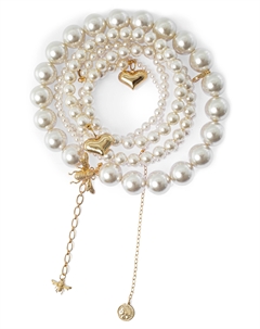 ОЖЕРЕЛЬЕ «ЖЕМЧУЖНЫЙ ХВОСТ В ЗОЛОТЕ» Polina mircheva, линейка jqueen