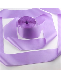 Лента атласная, 100 мм × 100 ± 5 м, цвет сиреневый Nobrand