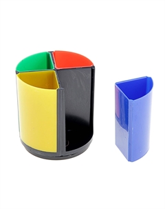 Подставка-органайзер для канцелярии дольки вращающийся мик Calligrata