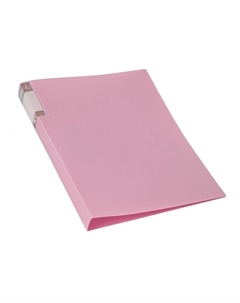 Папка с пружинным скоросшивателем а4, 700 мкм, 27 мм, top pastel, внутренний и торцевой карман, до 180 листов, фламинго Calligrata