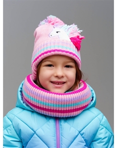 Комплект трикотажный шапка снуд Playtoday