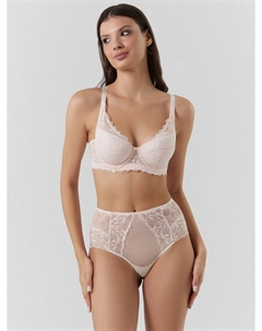 Трусы женские розовые кружевные Mark formelle