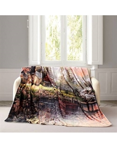 Плед с принтом 150X200 River Arya home collection