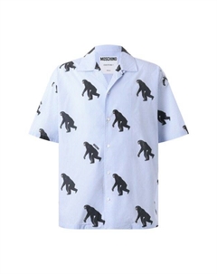 Хлопковая рубашка Moschino