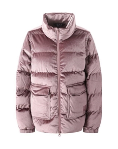 Бархатный пуховик Ea7